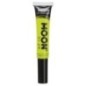 Mascara de ojos amarillo UV neon