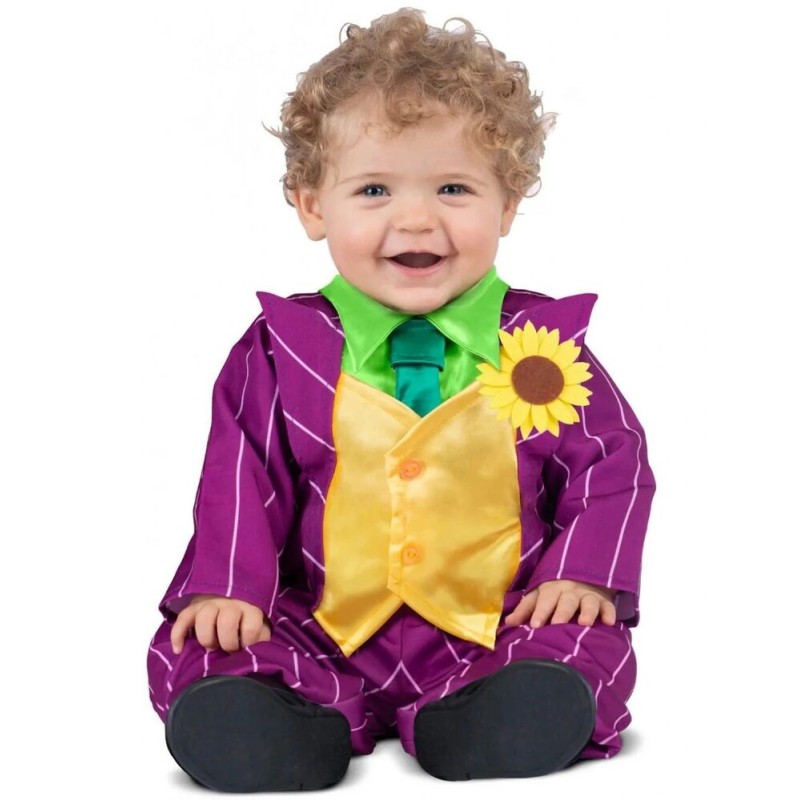 Disfraz payasito travieso joker tallas bebe