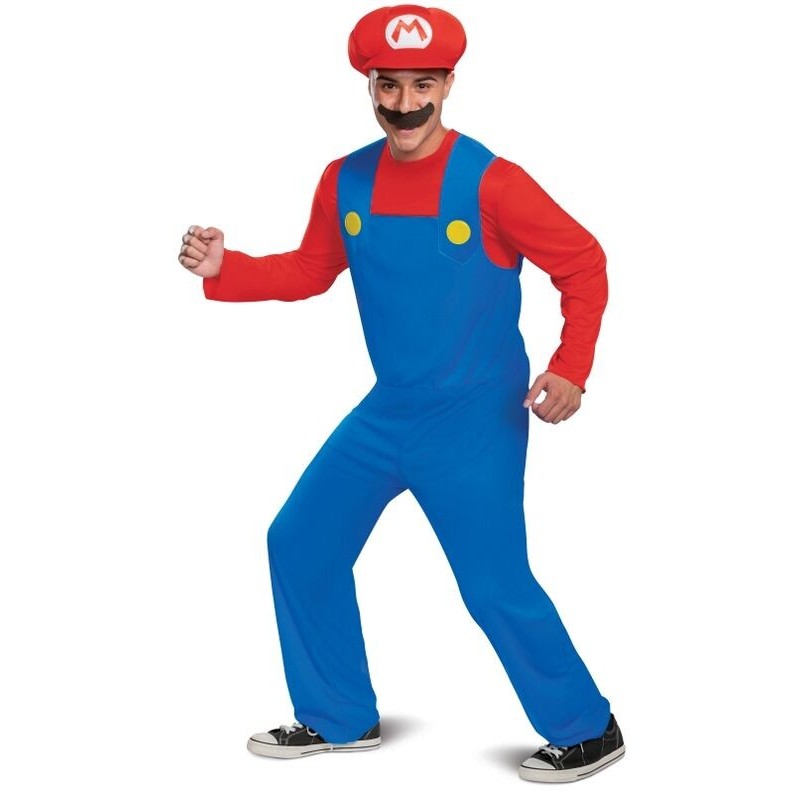 Disfraz Adulto Nintendo Super Mario Lujo talla L-XL