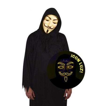 Mascara anonymous con luz para halloween 8422971051775 S5177