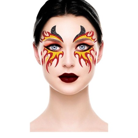 Maquillaje glitter face fuego 20x20 cm 8434077158647 15864