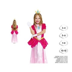 Disfraz Pincesa Peach para niña tallas 8433584257157 25715