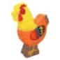 Piñata gallo 3d romper 45x10x33 cm 