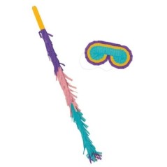 Palo y antifaz para romper piñatas 43 cm 11179808045 80804 N
