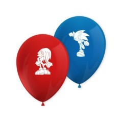 Globos Sonic latex 8 uds 5201184956533 95653