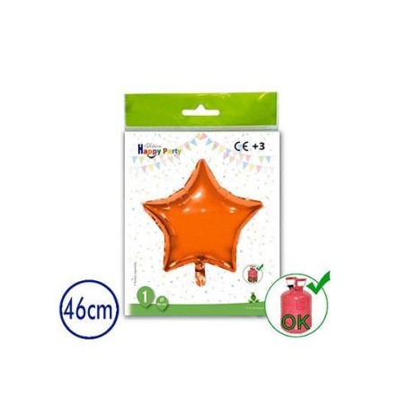 Globo estrella foil barata 46 cm helio o aire 8429412025975 301 31X1GL