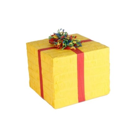 Piñata caja regalo cumpleaños 25x20x24