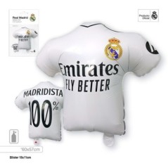 Globo camiseta Real Madrid oficial helio o aire 60x57 cm 8447196135459 RM13545EF