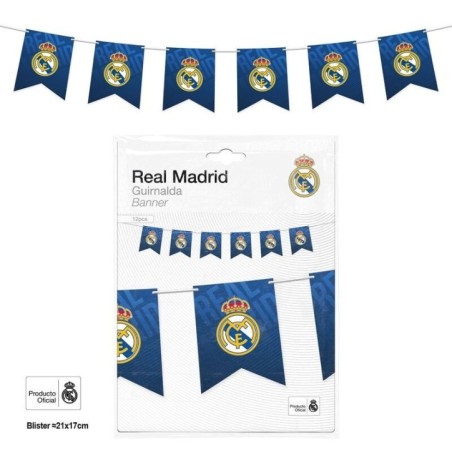 Guirnalda banderas Real Madrid oficial azul marino 8447196212242 RM21224EF