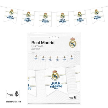 Guirnalda banderas Real Madrid oficial hala madrid 8447196212266 RM21226EF