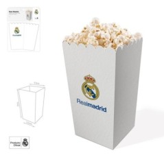Caja para palomitas real Madrid oficial 3 uds 8