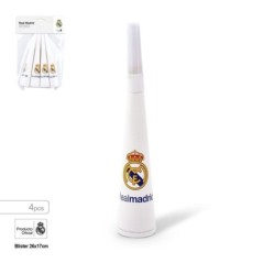 Trompeta Matasuegras Real Madrid oficial blanco 6 uds 8447196317046 RM31704EF