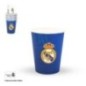Vasos Real Madrid oficial cumpleaños azules 8 uds