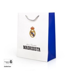 Bolsa regalo Real Madrid oficial Felicidades Madridista 26x12x32 cm 8447196382136 RM38213EF