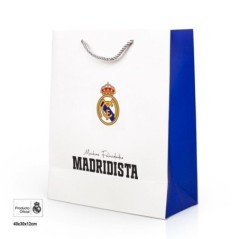 Bolsa regalo Real Madrid oficial Felicidades Madridista 30x12x40 cm 8447196382143 RM38214EF