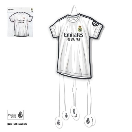 Piñata cumpleaños Real Madrid oficial camiseta 38x35 cm 8447196701159 RM70115EF