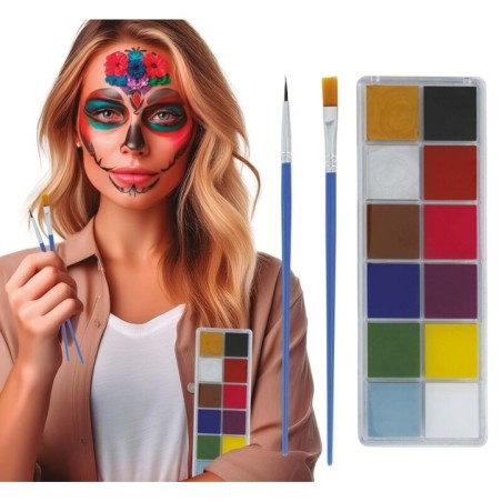 Set maquillaje 12 colores con pinceles 8434077153963 15396
