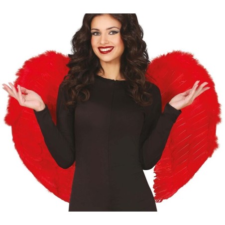 Alas rojas plumas 80x55 cm demonio 8434077163924 16392
