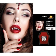 Colmillos vampiro plata con termoplastica 8434077209035 20903
