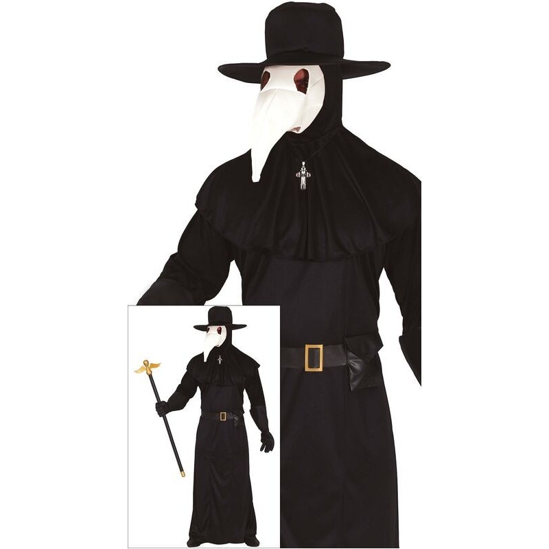 Disfraz Doctor de la peste hombre talla L 52-54