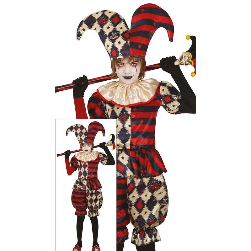 Disfraz arlequin diamante para niño tallas