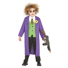 Disfraz payaso loco similar al joker para niño 8434077783931 78393