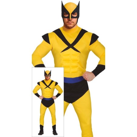 Disfraz lobo amarillo Lobezno tallas 8434077890776 89077