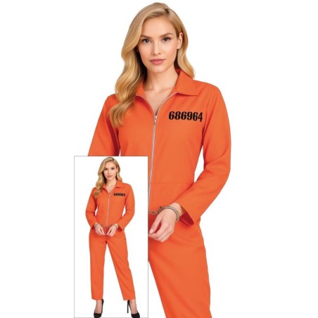 Disfraz convicta presa naranja mujer talla s 8434077890950 89095