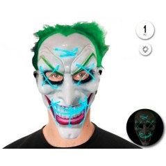 Mascara payaso Joker con luz 8433584412792 41279