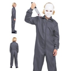 Mono gris trabajador asesino halloween tallas infantil 8433584232369 23236