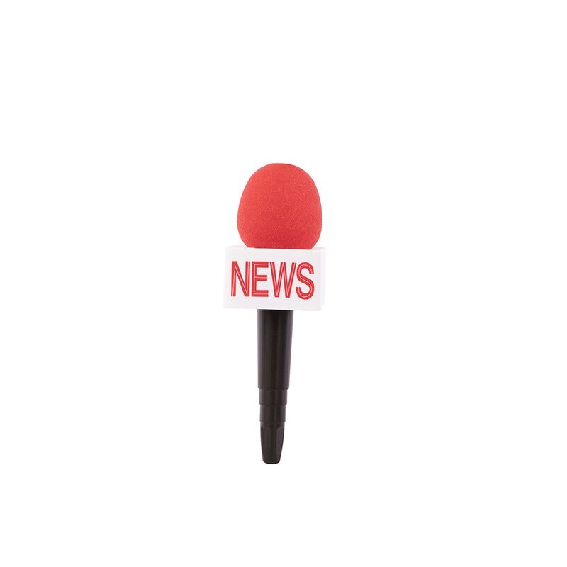 Microfono repertero de noticias 25 cm
