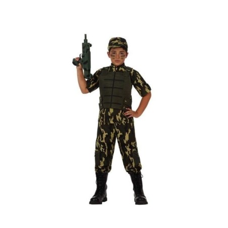 Disfraz camuflaje soldado ejercito niño talla 3 4 años 8422259109518 10951AT