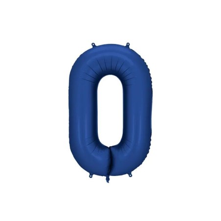 Globo Numero Azul marino foil 86 cm para helio o aire