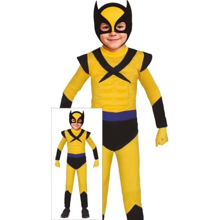 Disfraz lobo amarillo lobezno infantil tallas -Tus disfraces