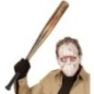 Bate beisbol ensangrentado juguete halloween 72 cm