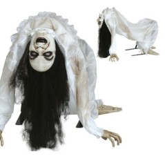 Figura exorcista poseida con luz sonido y movimiento 140 cm 8434077248591 24859