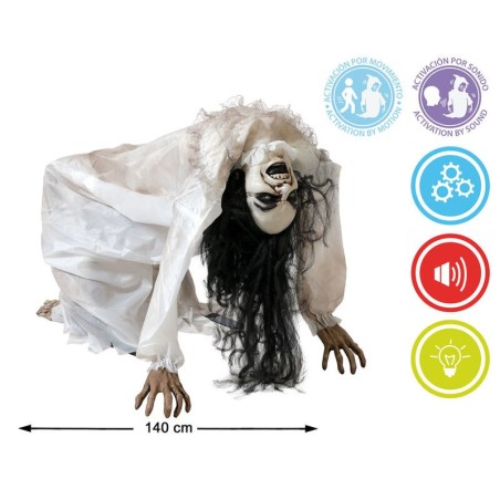 Figura niña poseida exorcista 90x140x60 cm luz sonido y mov 8422259793922 79392AT