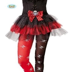 Tutu rojo adulto monster con calavera topos 8434077183212 18321
