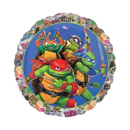 Globo Tortugas Ninja 45 cm helio o aire 26635462723 4627201