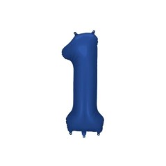 Globo Numero Azul marino foil 86 cm para helio o aire