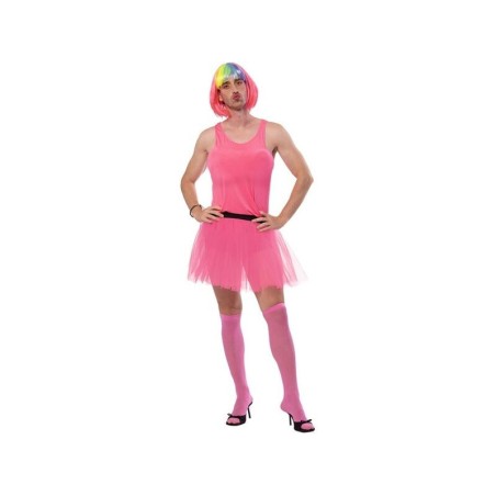 disfraz bailarina rosa para hombre despedida talla l S8978 8422971089785