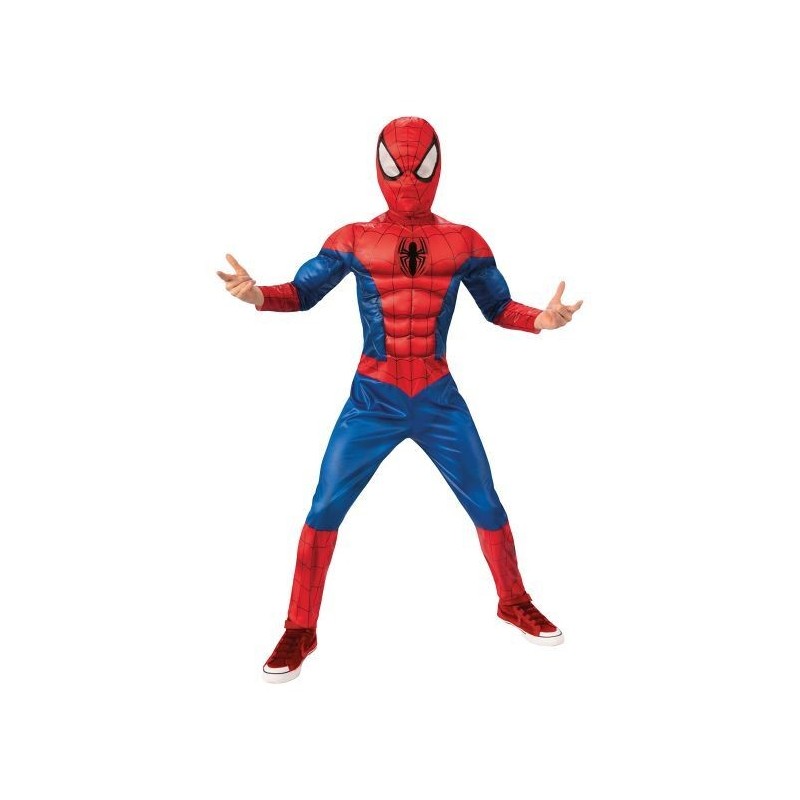Disfraz Spiderman ultimate black line musculoso