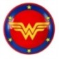 Escudo Wonder Woman glitter infantil