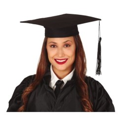 Birrete gorro graduacion 30x30 cm-Tus Disfraces baratos