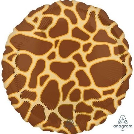 Globo Jirafa animal print para helio o aire 45 cm-Tus Disfraces