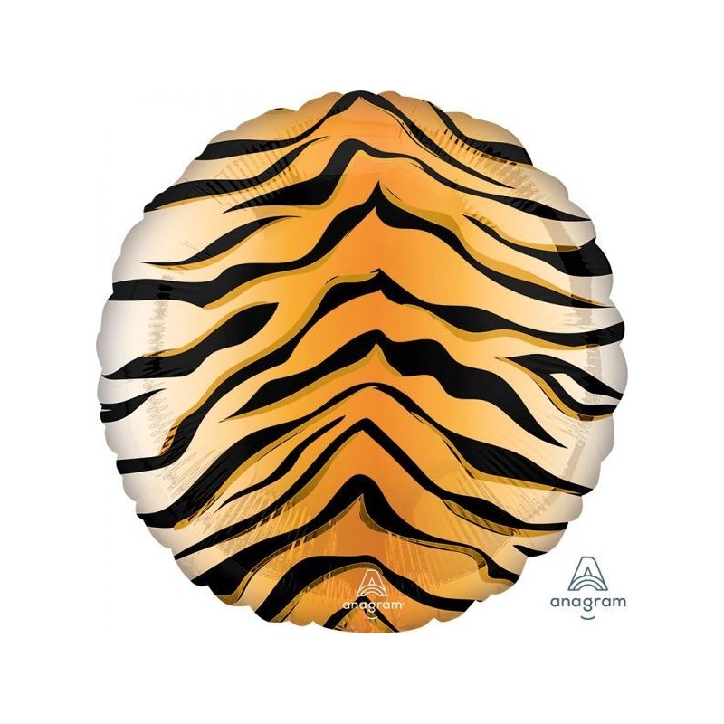 Globo Tigre animal print para helio o aire 45 cm