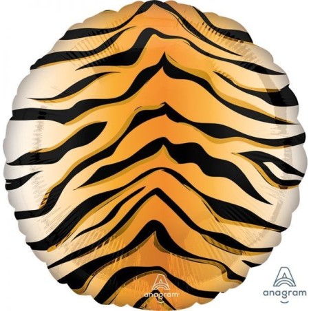 Globo Tigre animal print para helio o aire 45 cm-Tus Disfraces baratos