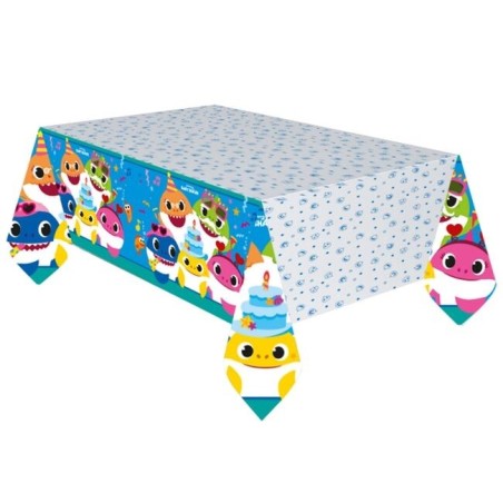 Mantel Baby Shark 137x260 cm-Tus Disfraces