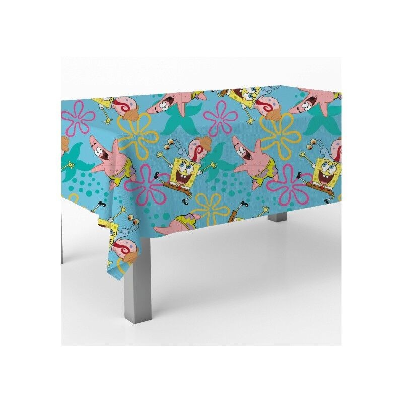 Mantel Bob Esponja cumpleaños 120x180 cm