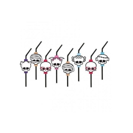 Pajitas decoradas monster high 8 und-Tus Disfraces baratos